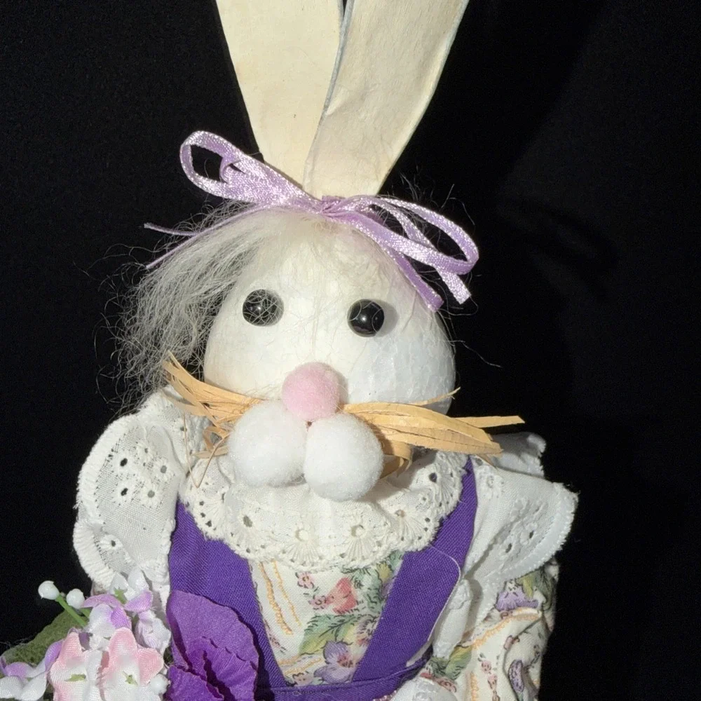 Vintage Easter Bunny Figurine 12